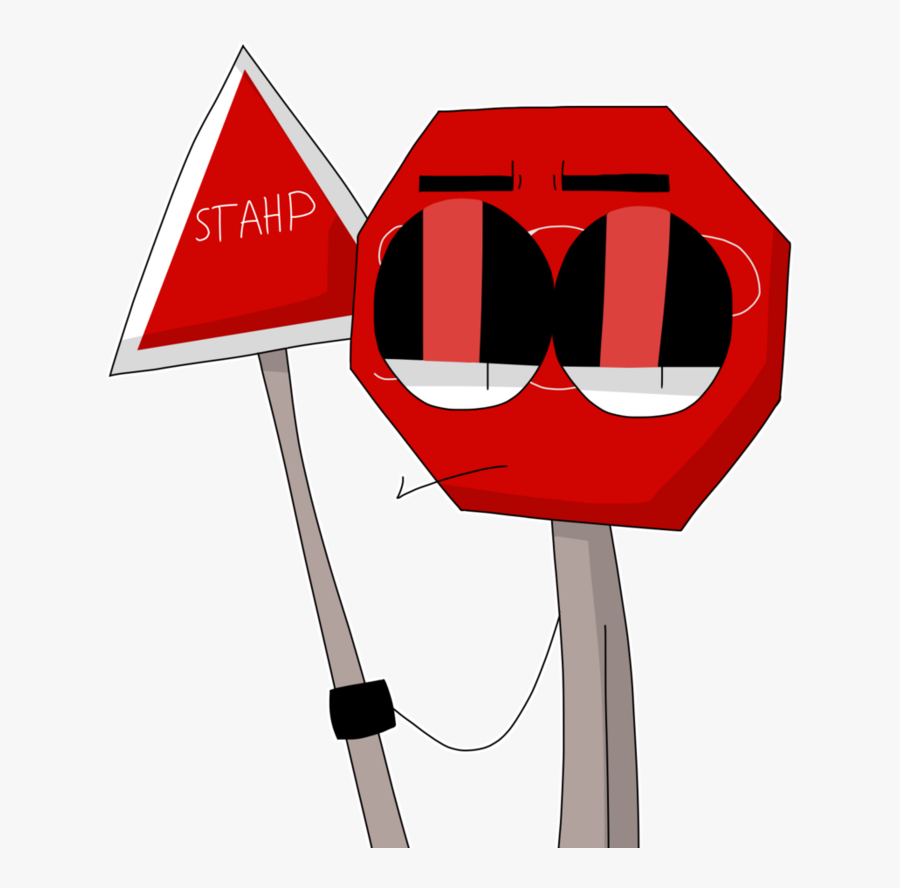 Stop Sign Tells You To Stop By Unluckii-yarn, Transparent Clipart