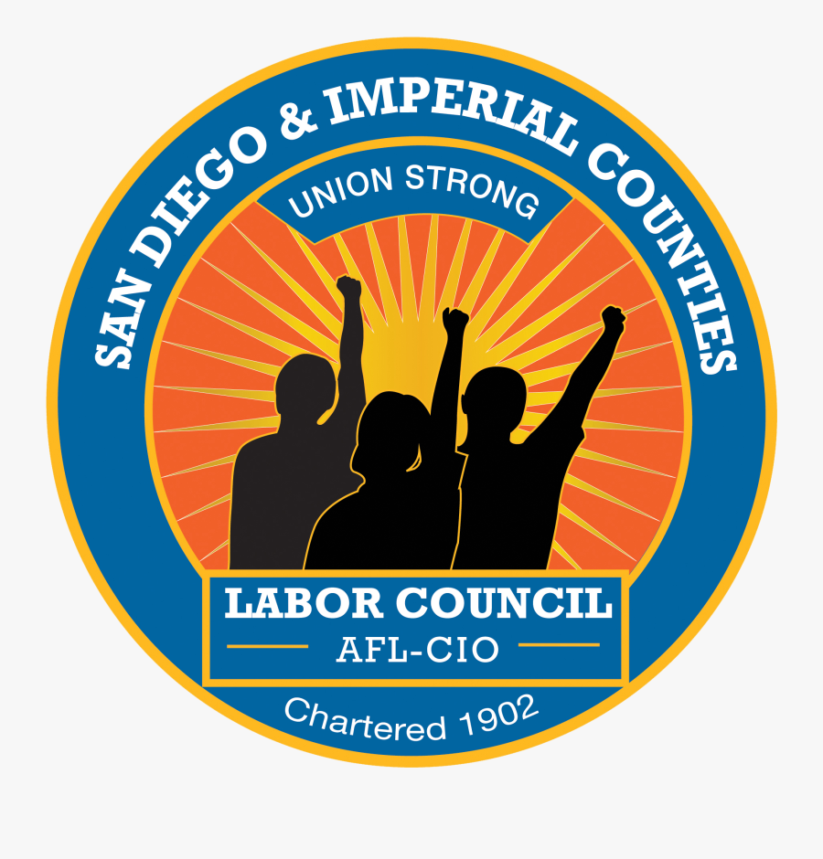 San Diego And Imperial Counties Labor Council - San Diego & Imperial Counties Labor Council Afl, Transparent Clipart