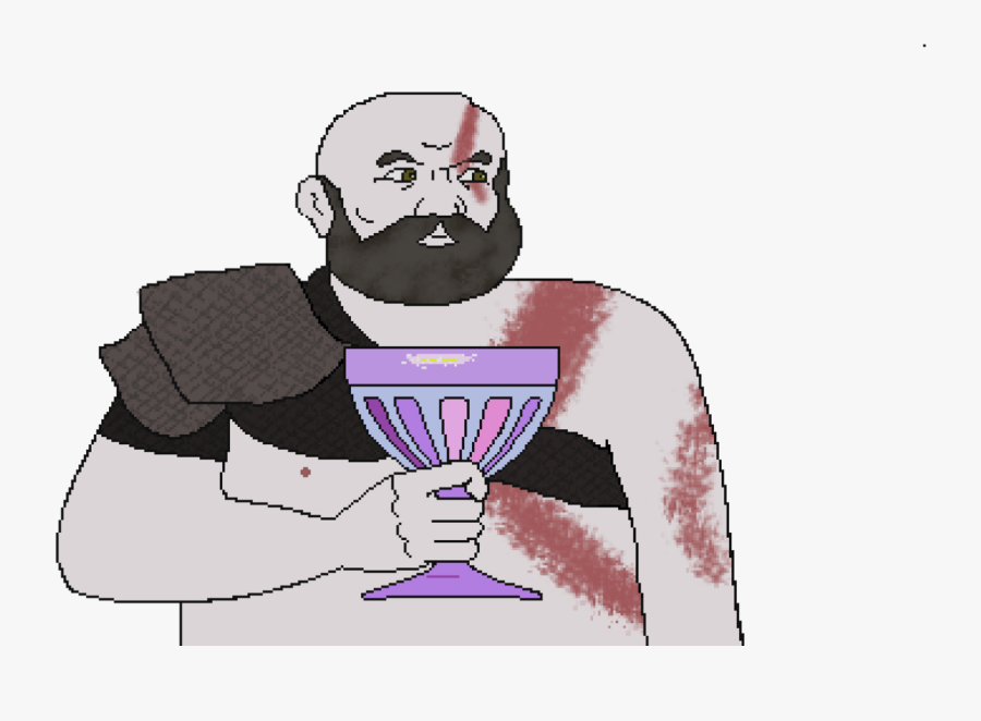 Face Pink Nose Vertebrate Cartoon Head Fictional Character - God Of War Mah Boi, Transparent Clipart