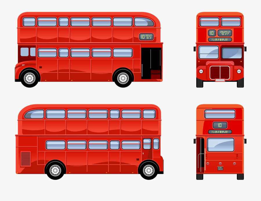 Bus Clipart , Png Download - London Bus Front Vector, Transparent Clipart