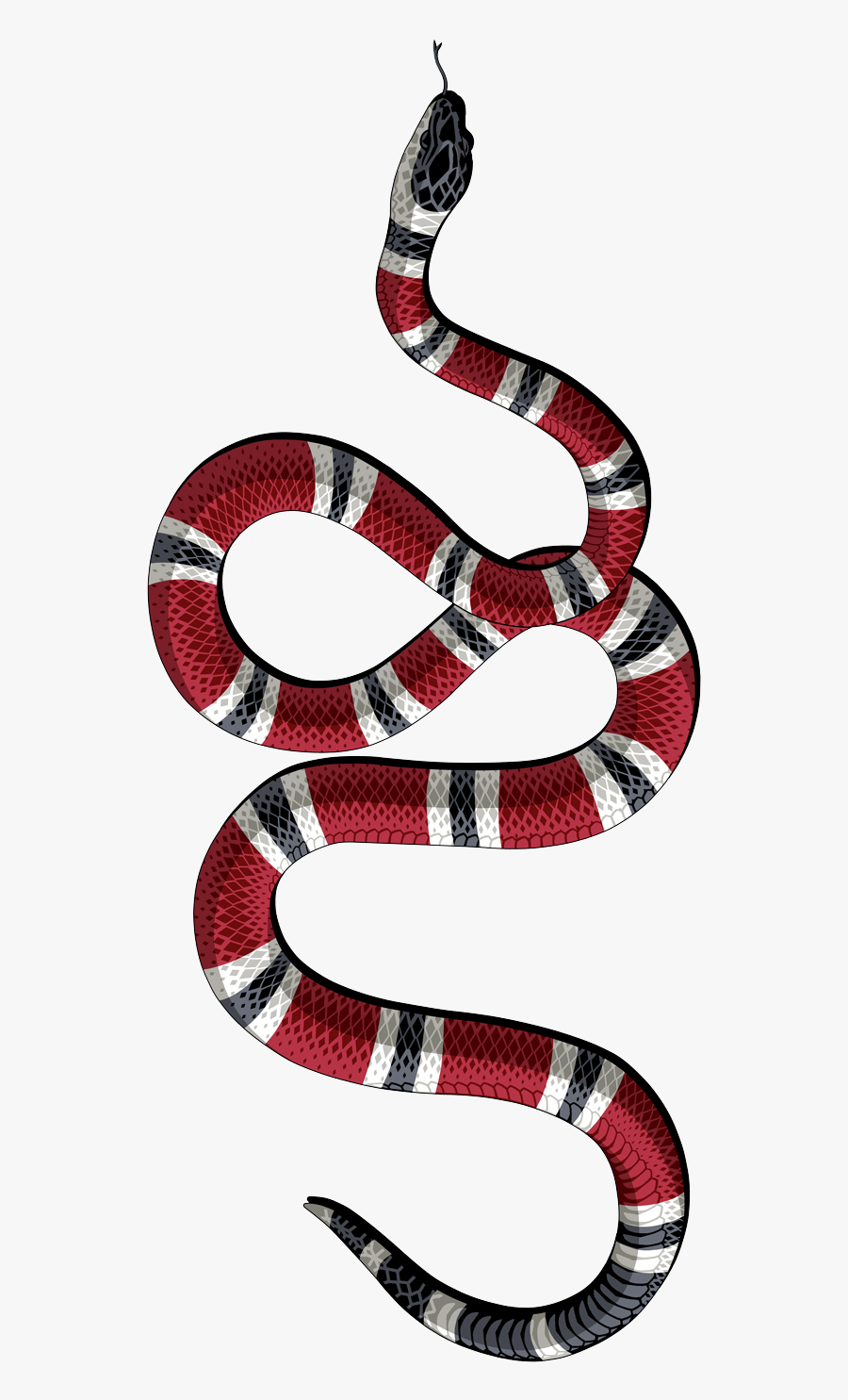 Decal Kingsnakes Gucci Sticker Serpent Png Free Photo - Gucci Snake Transparent Background, Transparent Clipart