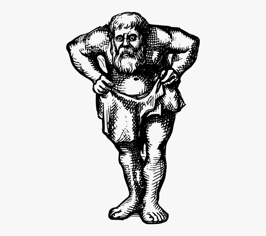 Transparent Greek Gods Clipart Free - Atlas God Png, Transparent Clipart