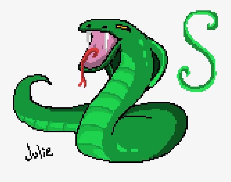 Cunning Snake Cliparts - Slytherin Pixel, Transparent Clipart