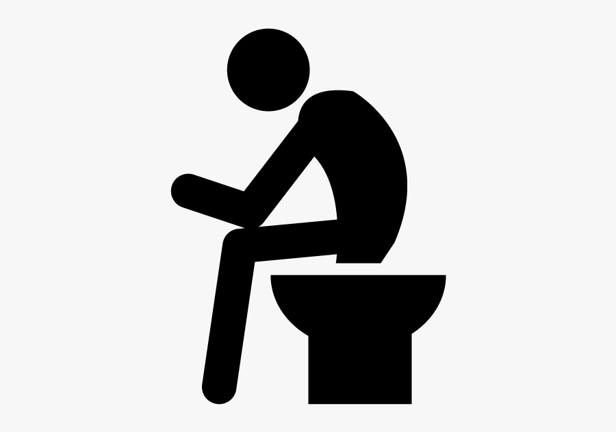 Pictogram Toilet, Transparent Clipart