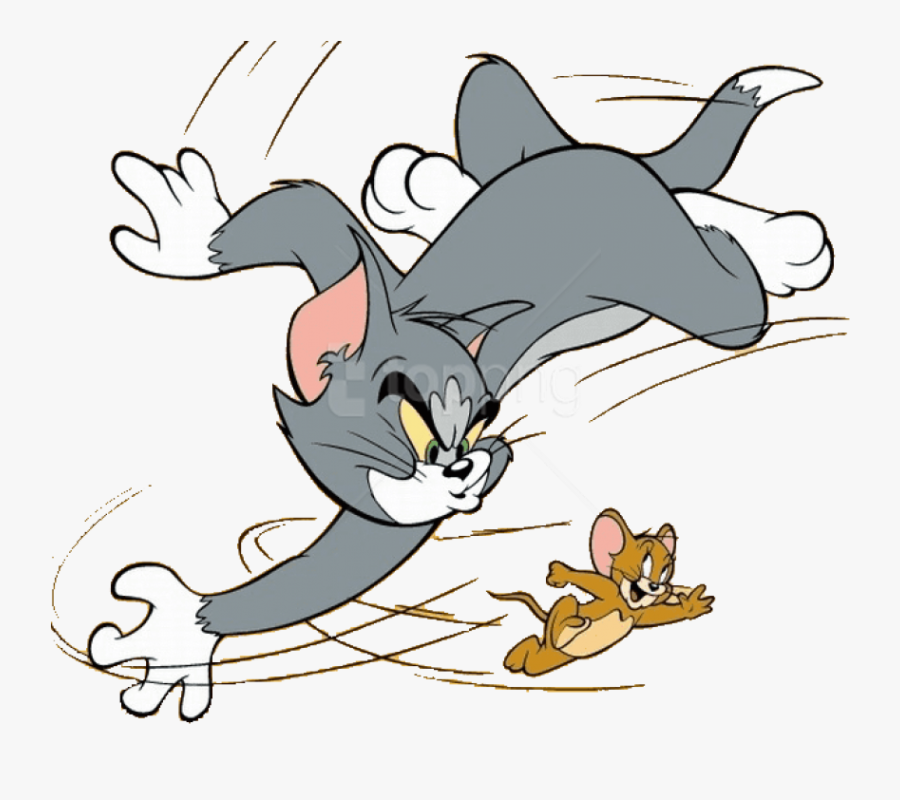 Chasing Clipart Jerry Tom And Jerry Png - Cartoon Characters Tom And Jerry, Transparent Clipart
