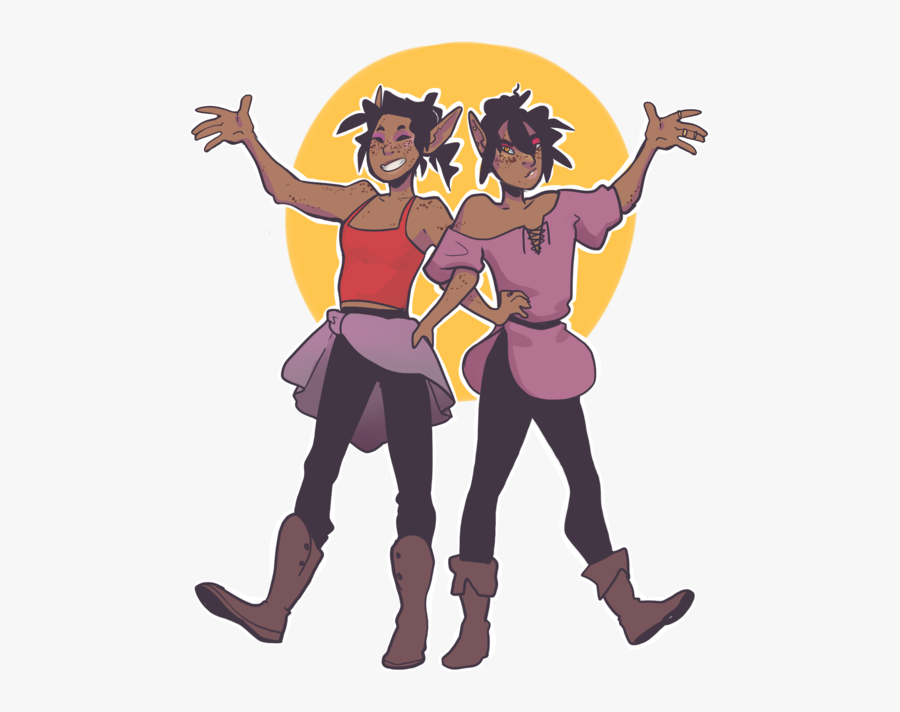 Cartoon,clip Art,animated Cartoon,country-western Character,dancer,costume - Taz Lup And Taako, Transparent Clipart