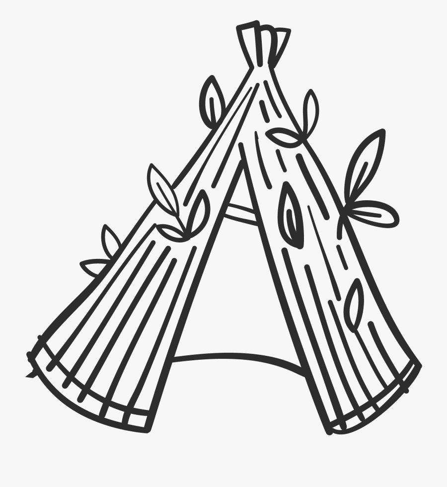 Build A Den Black And White Clipart, Transparent Clipart