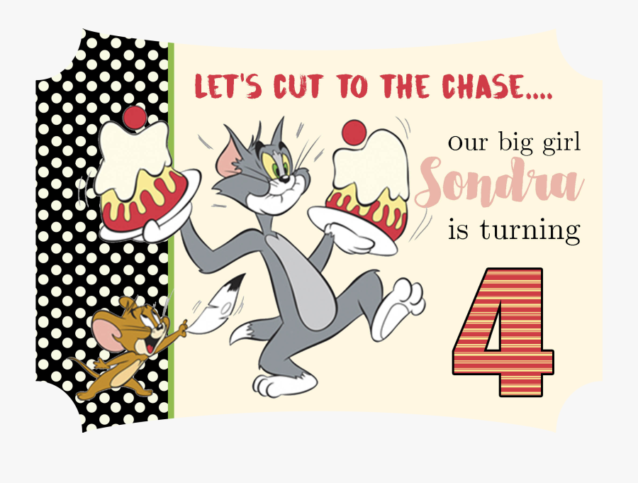 Tom And Jerry Tales Tickle - Tom Et Jerry Anniversaire, Transparent Clipart