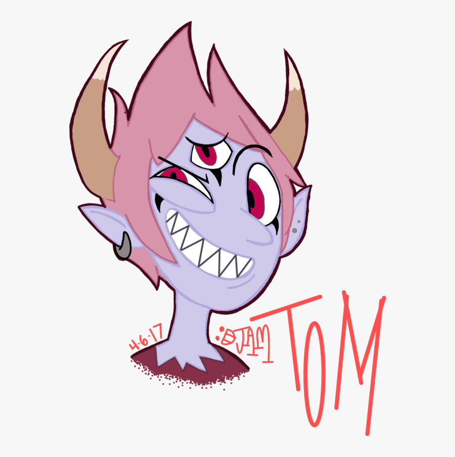 The Demon By Sonamyluv Banner Free Stock - Cartoon, Transparent Clipart