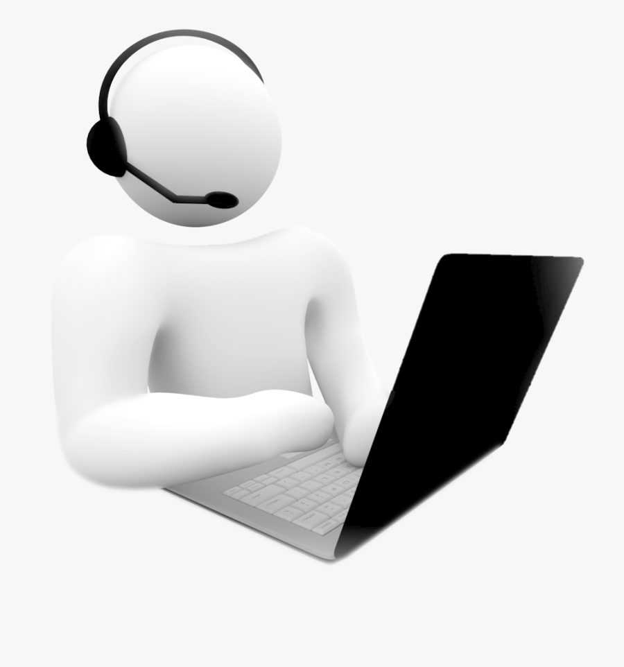 Pcs Support Brauxp Automotive Service Technician Clipart - Computer Support Person, Transparent Clipart