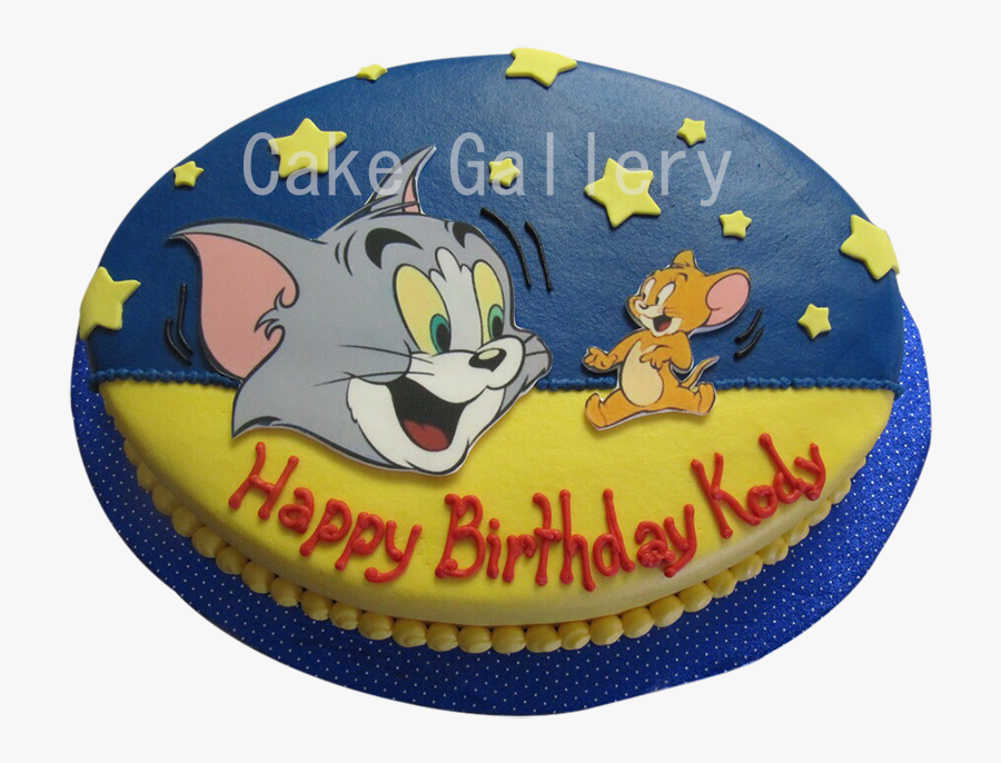 Tom And Jerry Birthday Png - Tom & Jerry Birthday Cake, Transparent Clipart