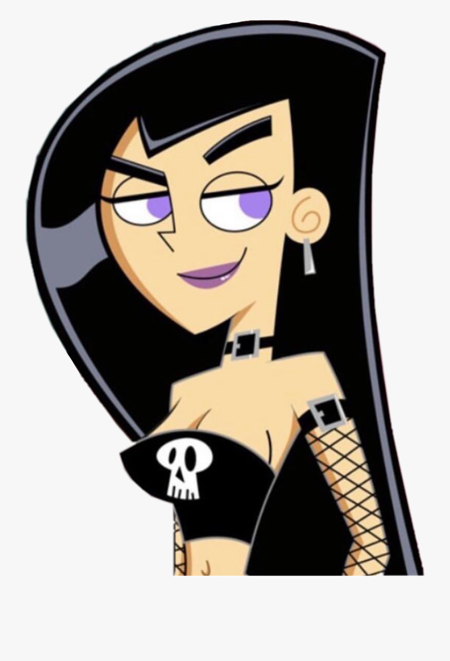 #dannyphantom #goth #grunge #girl #pretty #freetoedit, Transparent Clipart