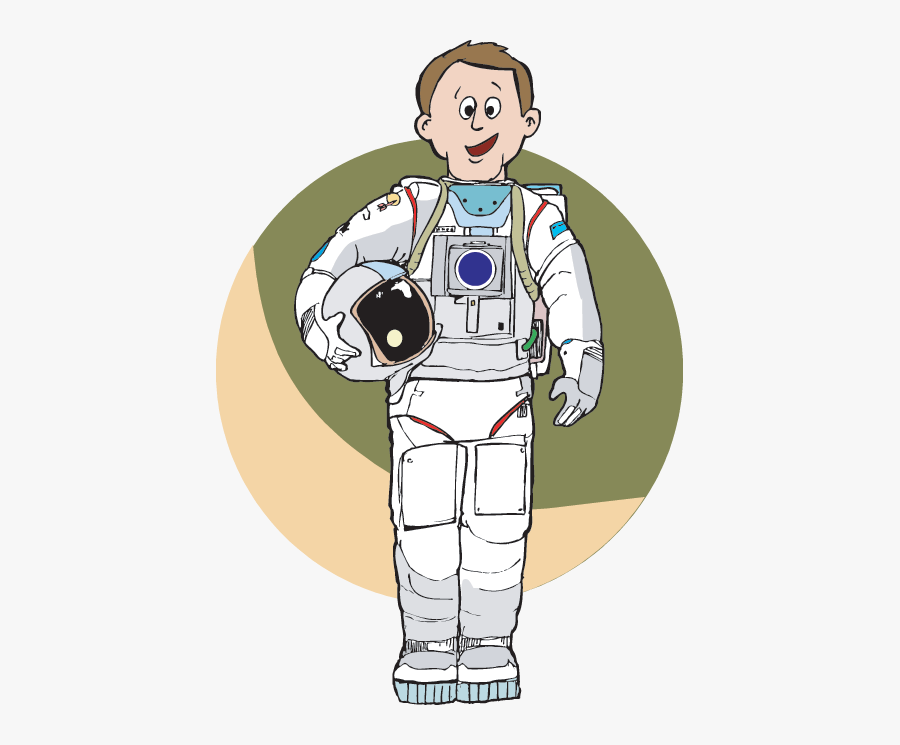 Astronaut - Cartoon, Transparent Clipart