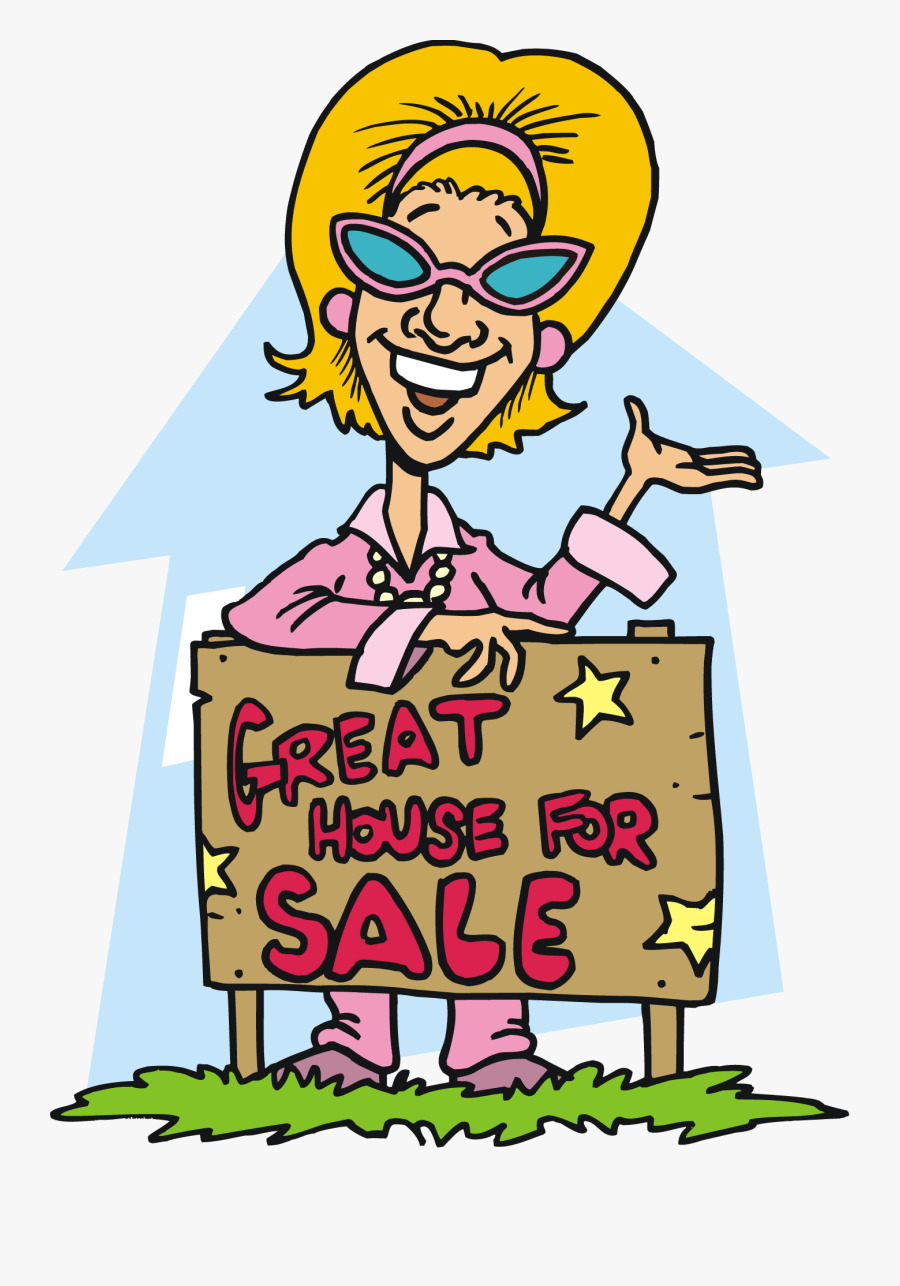 Transparent Selling Clipart - Real Estate Agent Clipart Transparent, Transparent Clipart