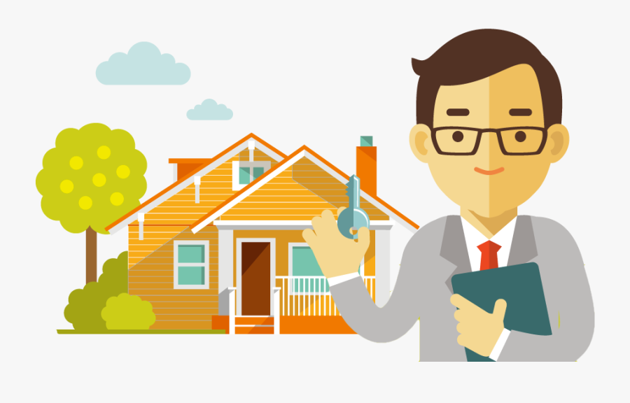 Agent Image - Real Estate Agent Cartoon, Transparent Clipart