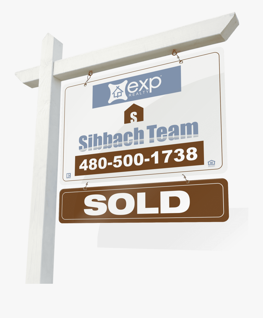 Sibbach Real Estate Sign Exp Realty Sold - Signage, Transparent Clipart