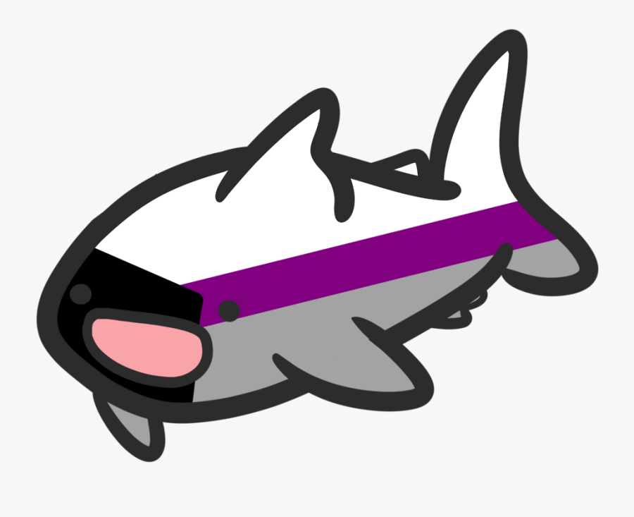 “made A Few Ace Flag Themed Sharks And Manta Rays 
happy - Demisexual Sticker, Transparent Clipart