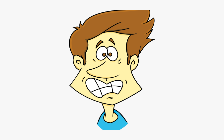 Scared Man Clipart Png, Transparent Clipart