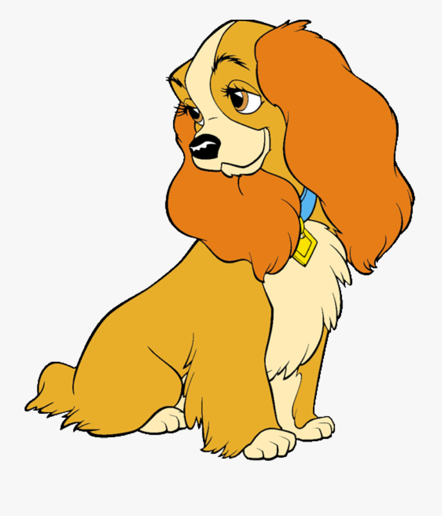 Disney"s Lady And The Tramp Fond D"écran Titled Clip - Lady From Lady And The Tramp Clip Art, Transparent Clipart