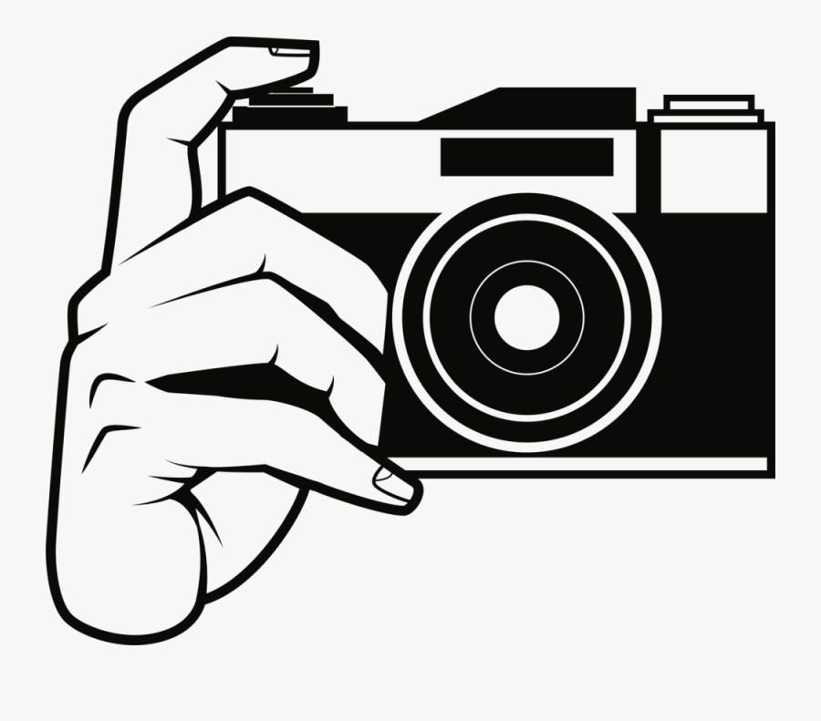 Camera Clipart 2 - Camera Clipart Black And White, Transparent Clipart