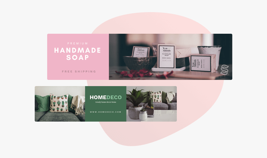 Etsy Banner Templates - Баннер Etsy, Transparent Clipart