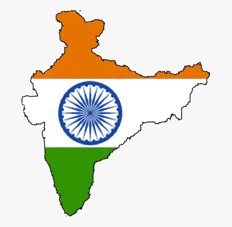 Demand Indian Hospital Provide Better Care For Patients - Indian Flag Country Shape, Transparent Clipart