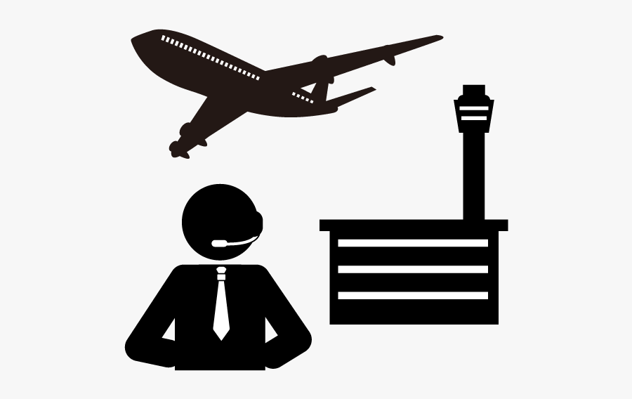 Air Traffic Controller Icon, Transparent Clipart