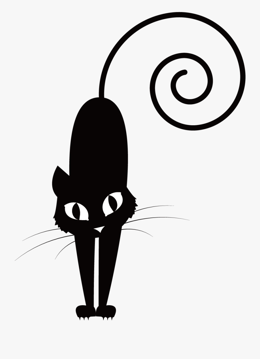 Maine Coon Bengal Cat Siamese Cat Russian Blue Kitten - Silueta Kočky Png, Transparent Clipart