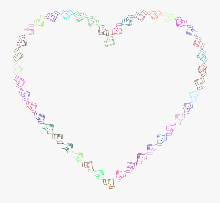 Heart,gdj,hand - Circle, Transparent Clipart
