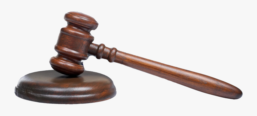 Clipart Hammer Judges - Transparent Background Gavel, Transparent Clipart
