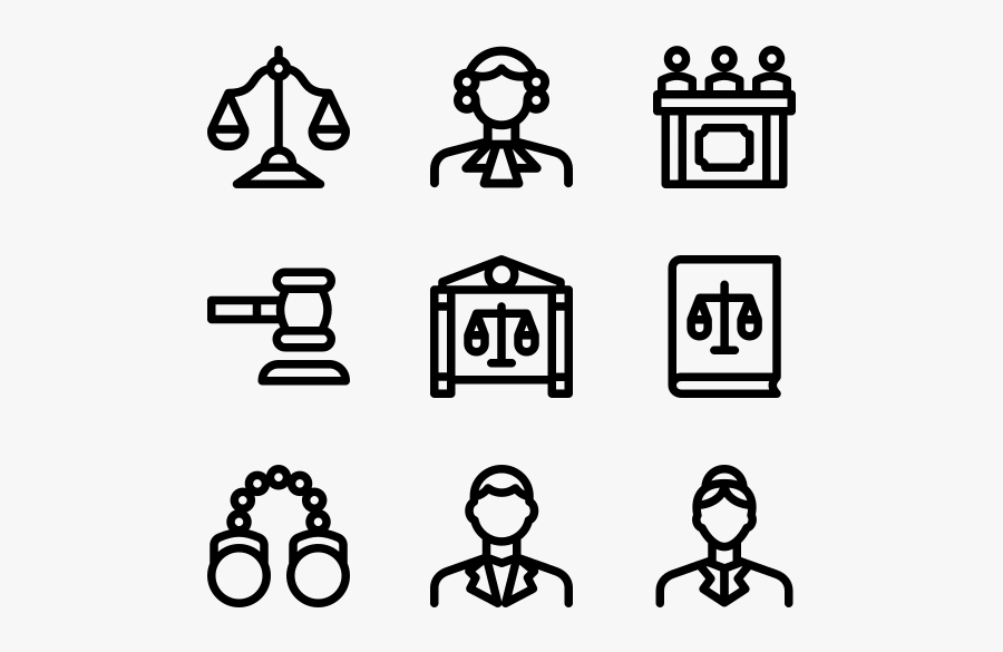 Law And Justice - Family Icon Transparent Background, Transparent Clipart