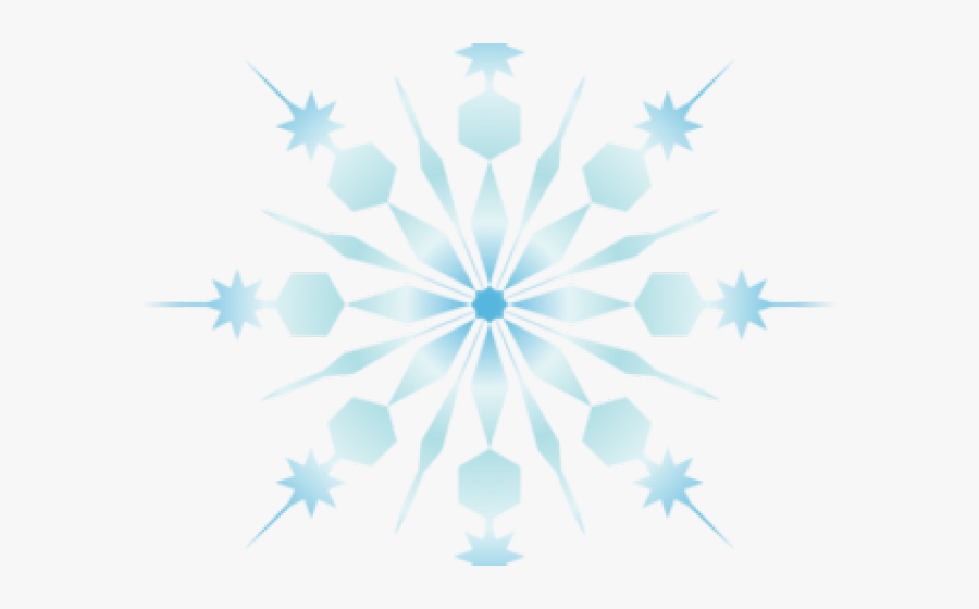 Christmas Snowflakes Clipart - White Snowflake On Pink Background, Transparent Clipart