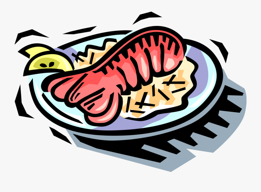 Transparent Lobster Tail Png - Clip Art, Transparent Clipart