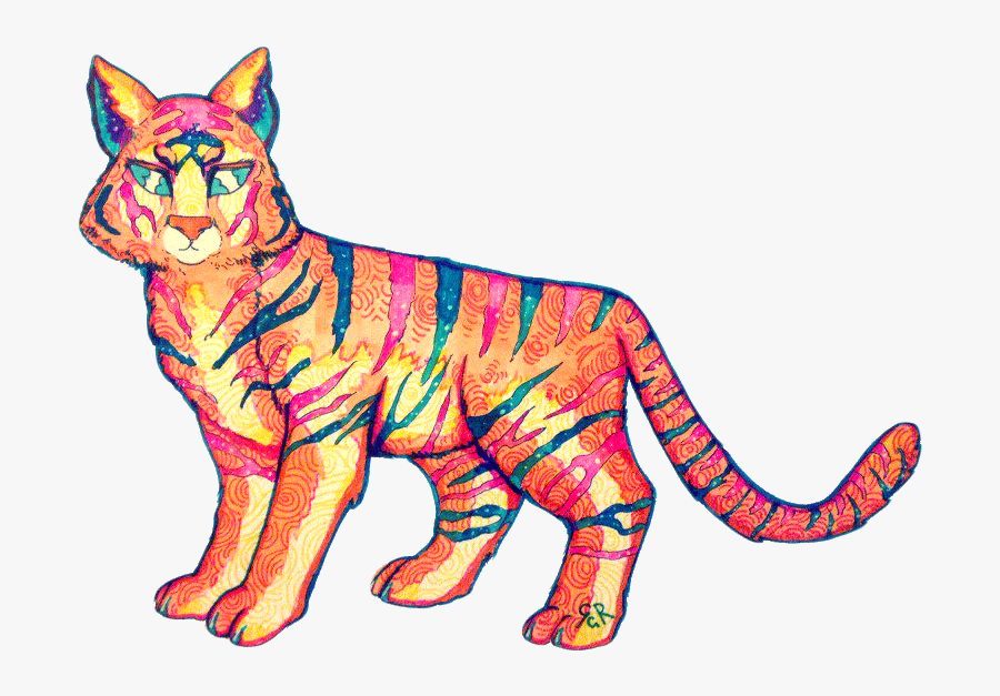 Tiger-cat From The Same Forest By Vexkex - Dog, Transparent Clipart