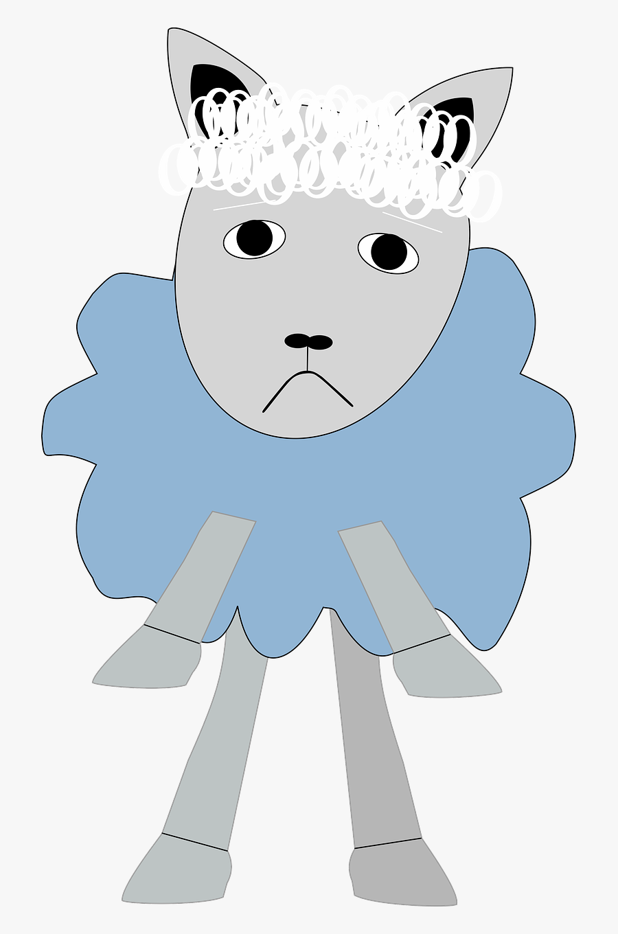 Transparent Sheep Head Png - Lamb Emoji, Transparent Clipart