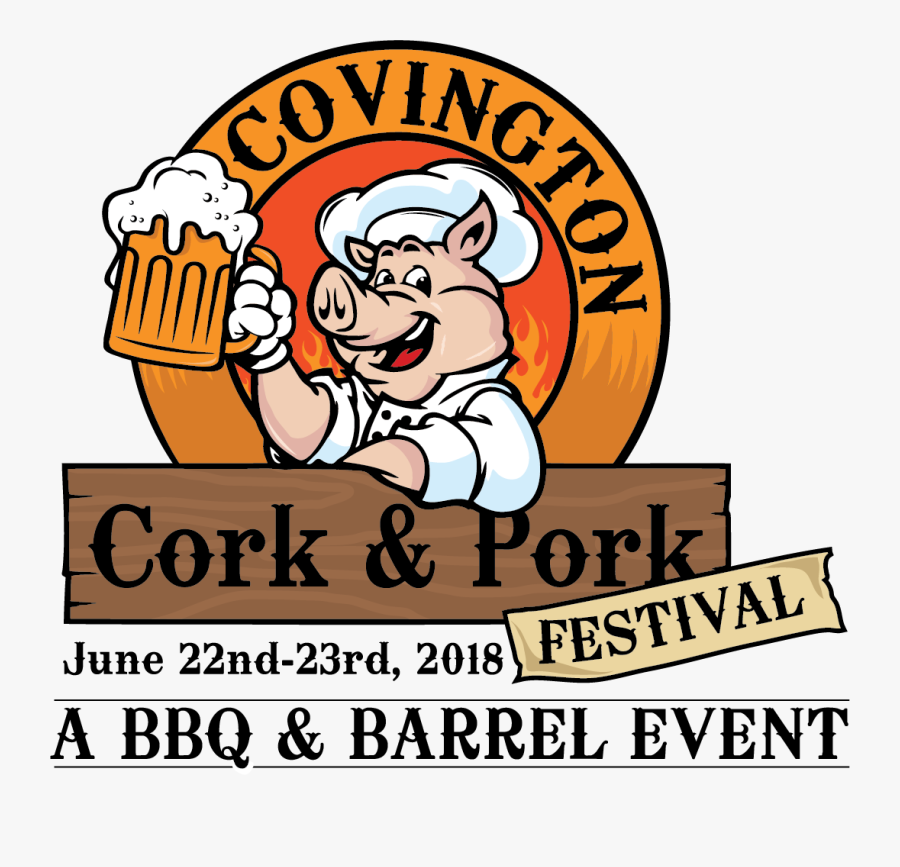 Cork And Pork Logo - Cork And Pork Covington Va, Transparent Clipart