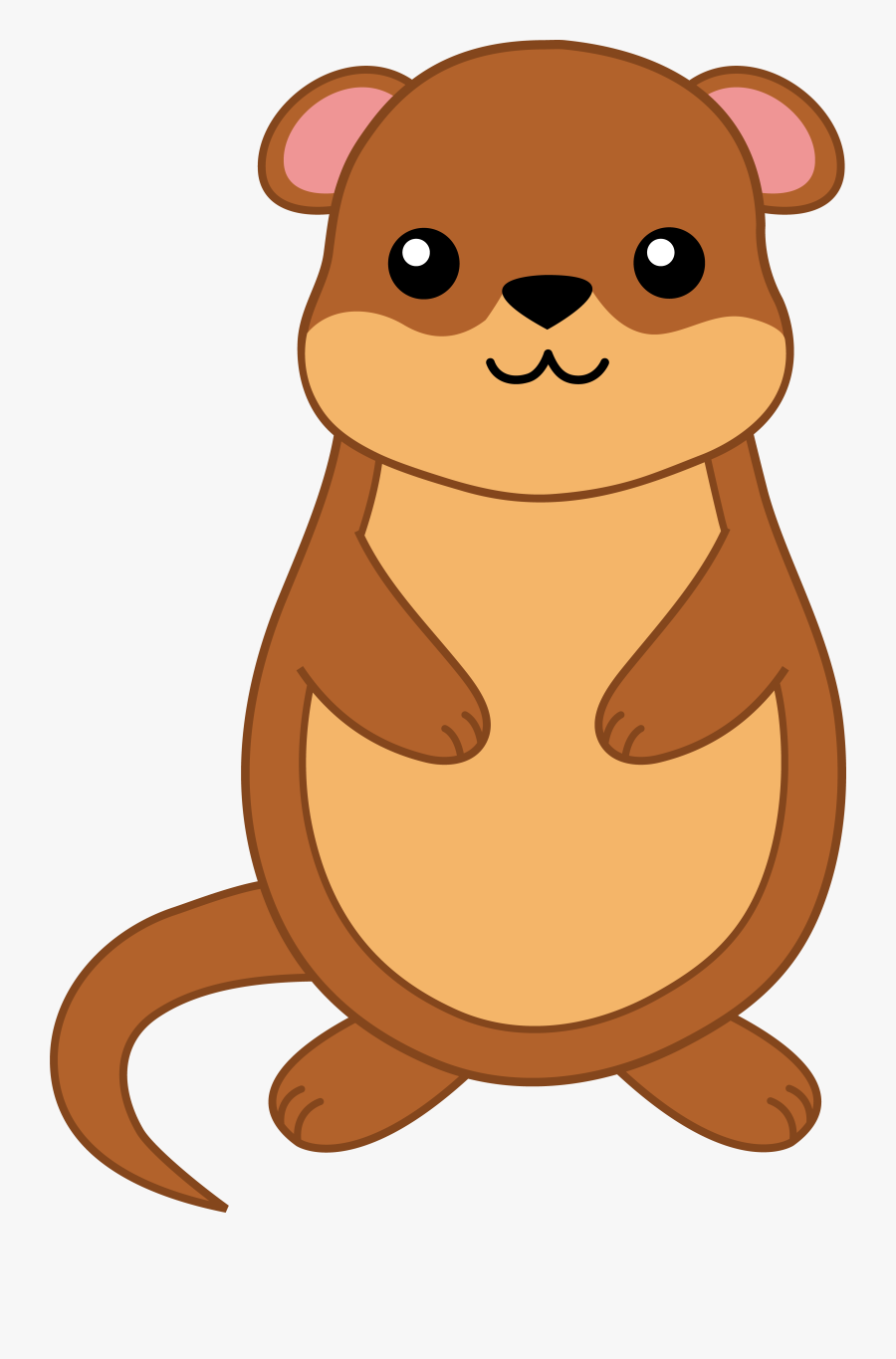 Transparent Background Cute Groundhog Clipart, Transparent Clipart