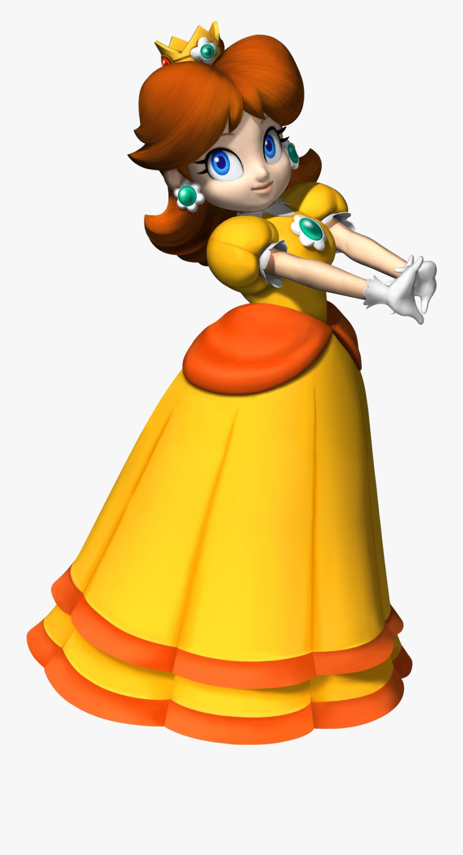 Princess Daisy - Princesa Daisy Mario Bros, Transparent Clipart