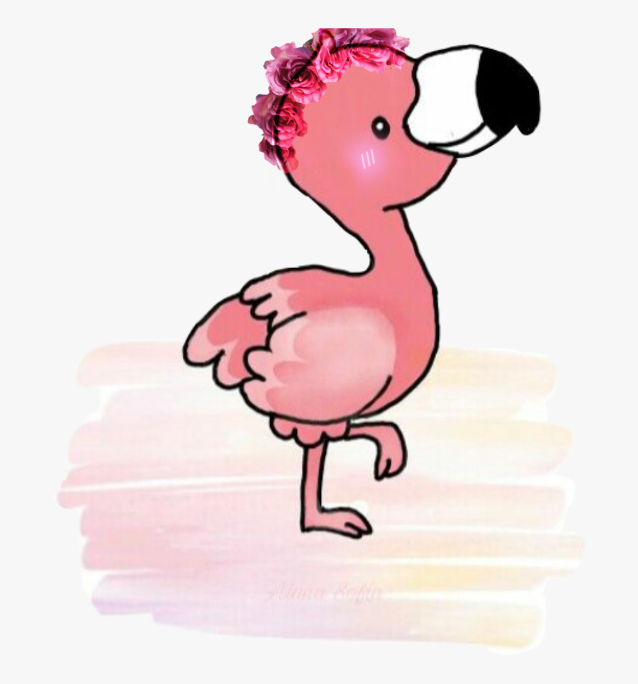 Flamingo Kawaii, Transparent Clipart
