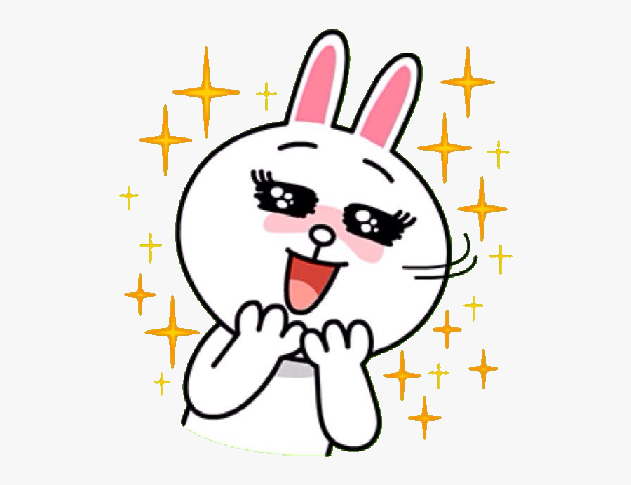Line Cony Sticker Png, Transparent Clipart