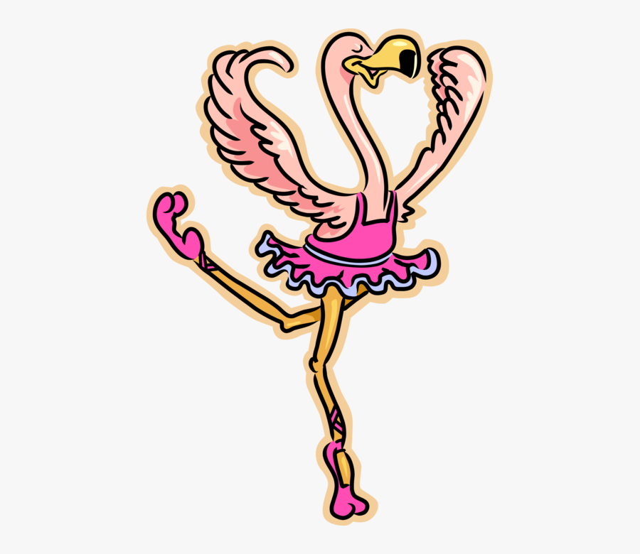 Flamingo Coloring Pages For Kids, Transparent Clipart