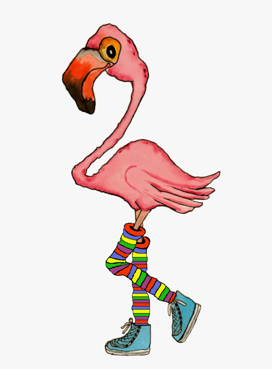 Flamingo2-designs - Transparent Background Cartoon Flamingo Clipart Free, Transparent Clipart