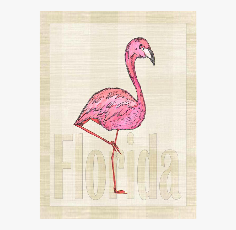 Clip Art Flamingo Sign - Greater Flamingo, Transparent Clipart