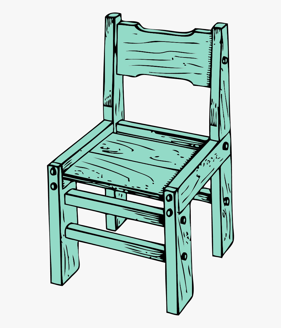 Vector Clip Art - Wooden Chair Clipart, Transparent Clipart
