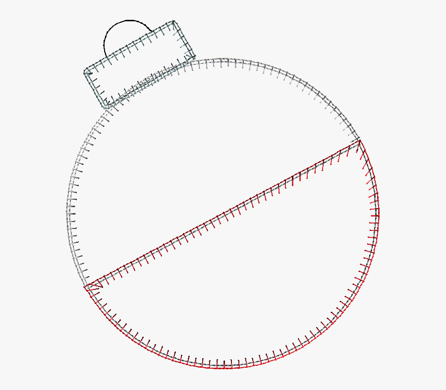 Cork Blanket Stitch Applique Design - Vector Film Strip Circle, Transparent Clipart