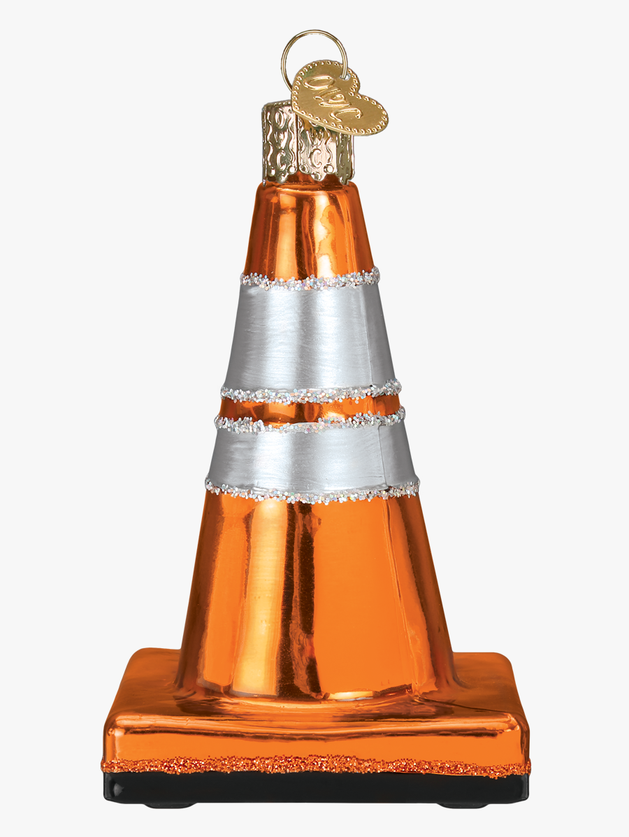 Traffic Or Construction Cone Glass Ornament - Lighthouse, Transparent Clipart