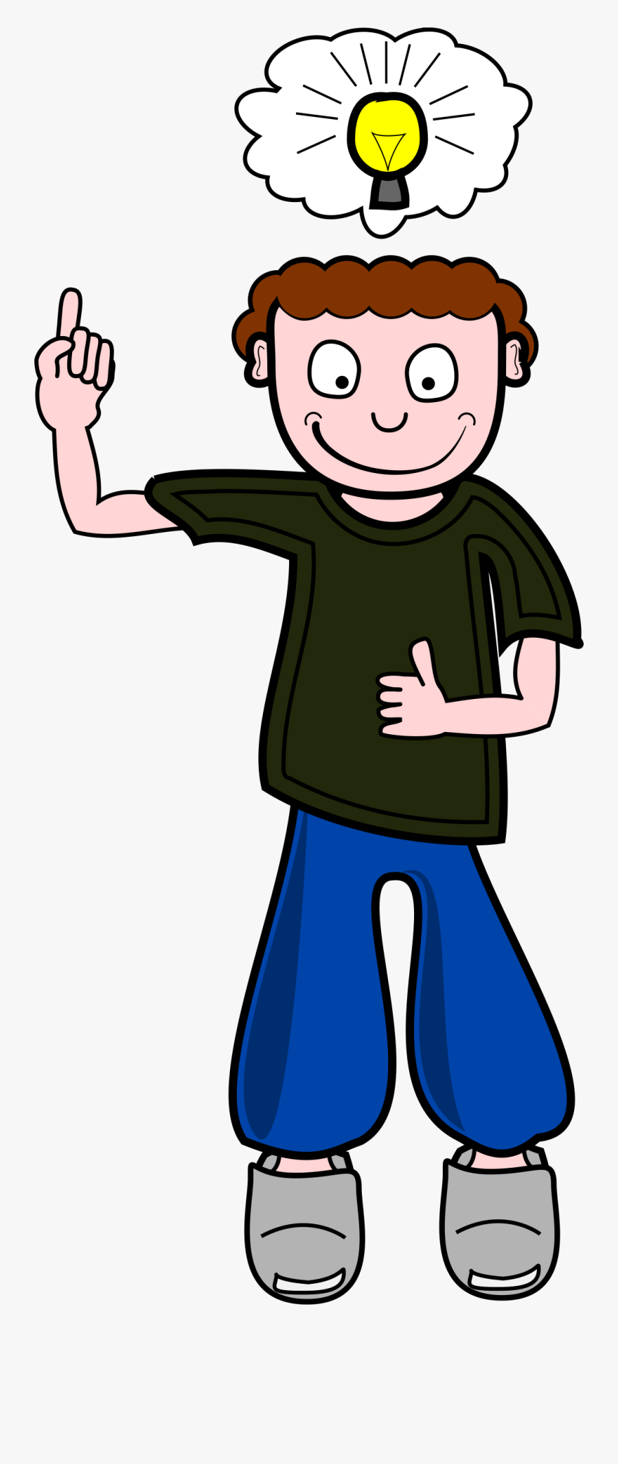 Idea Clipart Determined Person - Free Clipart Idea, Transparent Clipart