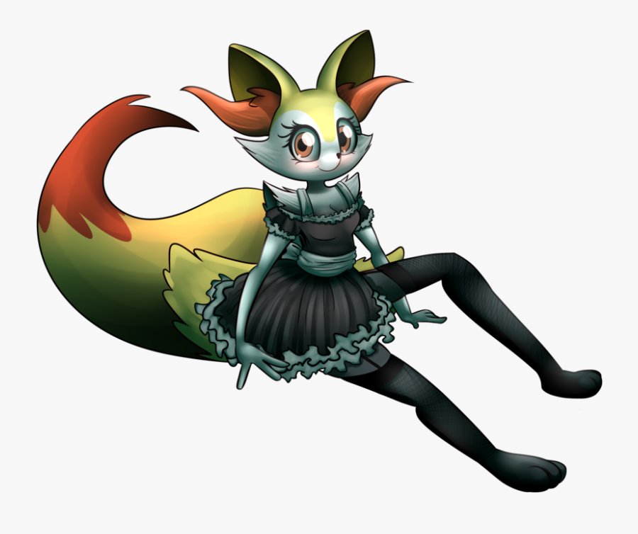 Housewife Braixen - Cartoon - Cartoon, Transparent Clipart