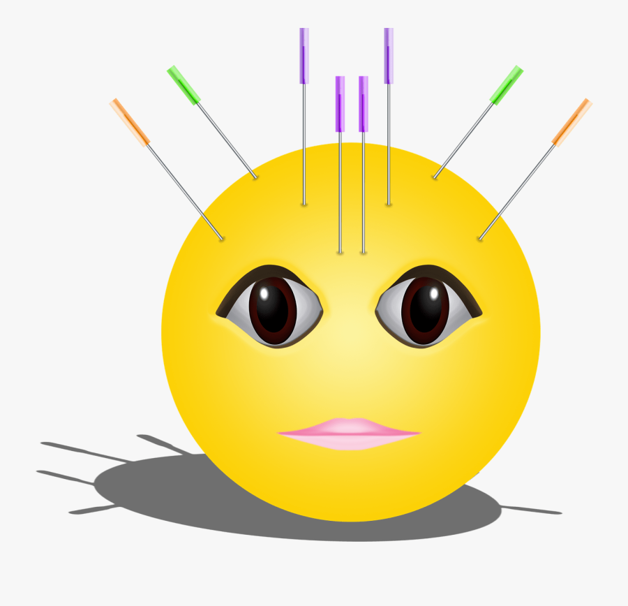 Acupuncture Emoji, Transparent Clipart