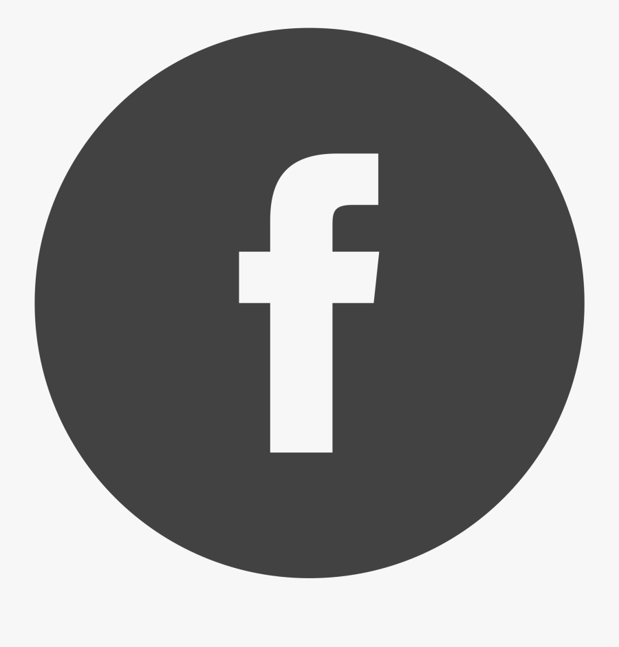Black Facebook Logo Png, Transparent Clipart